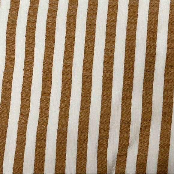 AERIE NWOT Bikini Botton Side Ruffle Striped Swimsuit - Picture 4 of 7